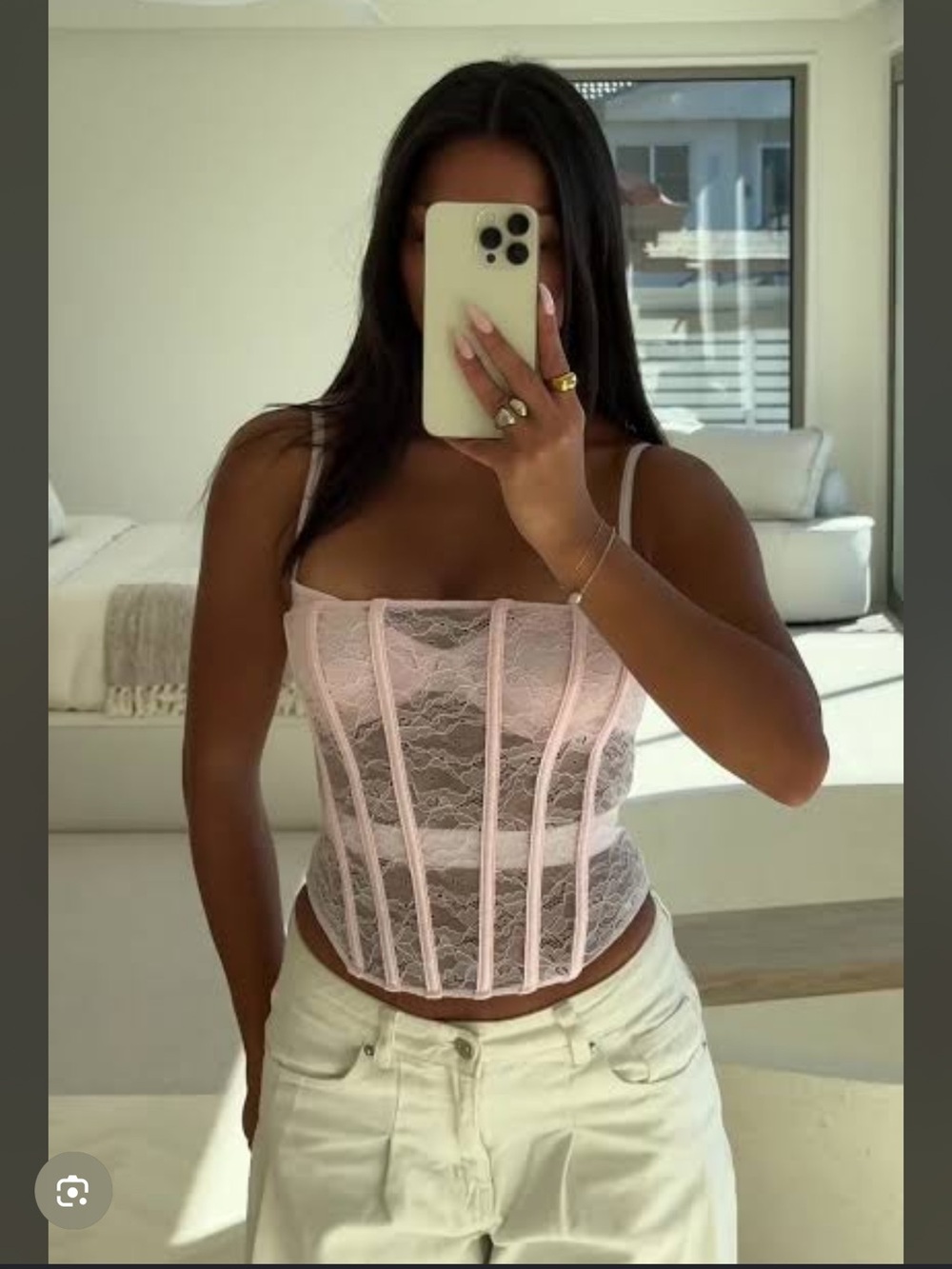 white fox top